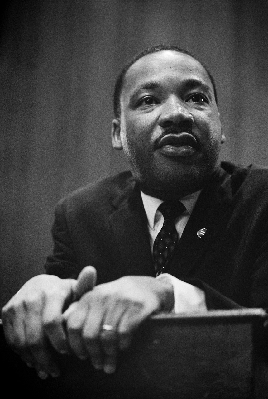 Photo of Martin Luther King speaking