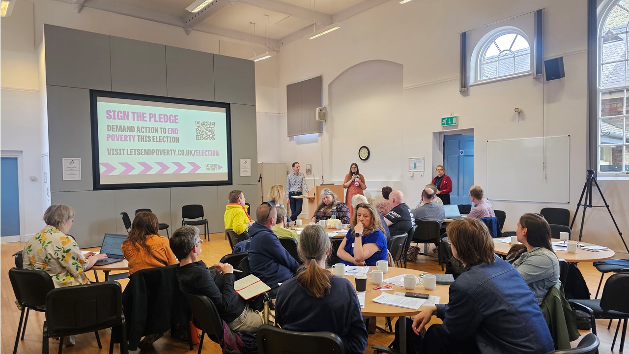 Picture of a session at the Dignity For All Conference